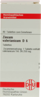 ZINCUM VALERIANICUM D 6 Tabletten