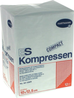 ES-KOMPRESSEN unsteril 10x12,5 cm 12fach
