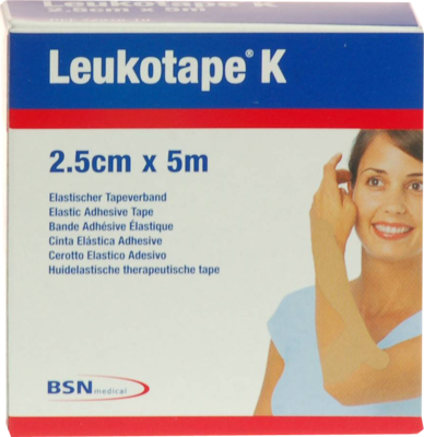 LEUKOTAPE K 2,5 cm hautfarben