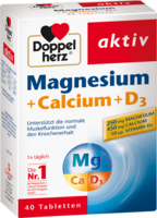 DOPPELHERZ Magnesium+Calcium+D3 Tabletten