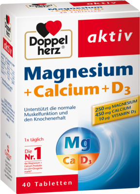 DOPPELHERZ Magnesium+Calcium+D3 Tabletten