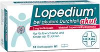 LOPEDIUM akut bei akutem Durchfall Hartkapseln