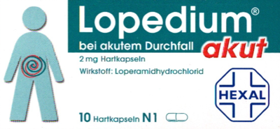 LOPEDIUM akut bei akutem Durchfall Hartkapseln