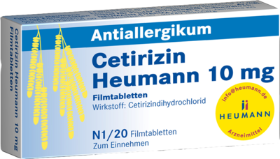 CETIRIZIN Heumann 10 mg Filmtabletten