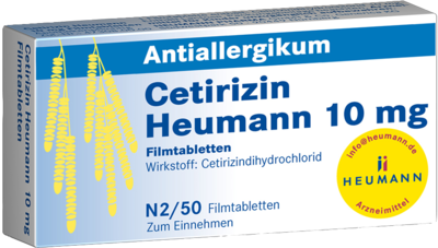 CETIRIZIN Heumann 10 mg Filmtabletten