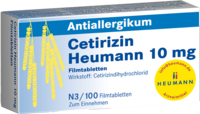 CETIRIZIN Heumann 10 mg Filmtabletten