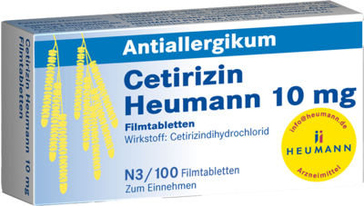CETIRIZIN Heumann 10 mg Filmtabletten