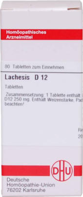 LACHESIS D 12 Tabletten