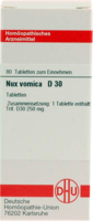 NUX VOMICA D 30 Tabletten