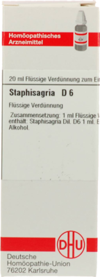 STAPHISAGRIA D 6 Dilution