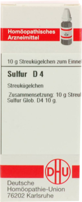 SULFUR D 4 Globuli
