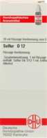 SULFUR D 12 Dilution