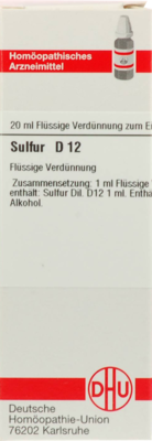 SULFUR D 12 Dilution