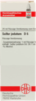 SULFUR JODATUM D 6 Dilution