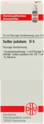 SULFUR JODATUM D 6 Dilution