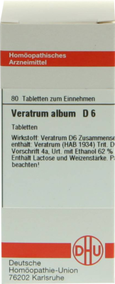 VERATRUM ALBUM D 6 Tabletten