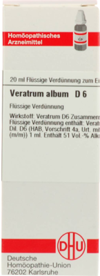 VERATRUM ALBUM D 6 Dilution