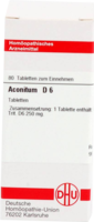 ACONITUM D 6 Tabletten