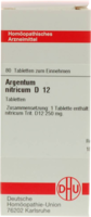 ARGENTUM NITRICUM D 12 Tabletten