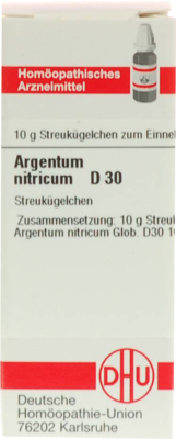 ARGENTUM NITRICUM D 30 Globuli