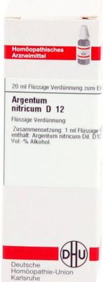 ARGENTUM NITRICUM D 12 Dilution