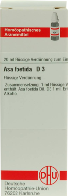 ASA FOETIDA D 3 Dilution