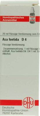 ASA FOETIDA D 4 Dilution