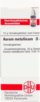 AURUM METALLICUM D 30 Globuli