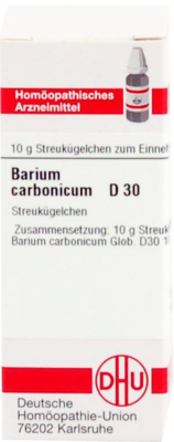 BARIUM CARBONICUM D 30 Globuli