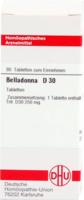 BELLADONNA D 30 Tabletten