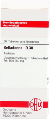 BELLADONNA D 30 Tabletten