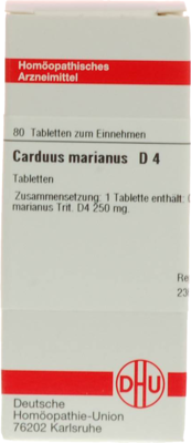 CARDUUS MARIANUS D 4 Tabletten