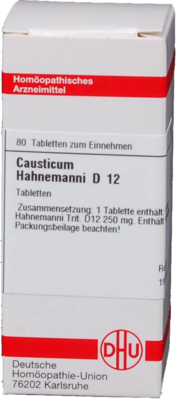 CAUSTICUM HAHNEMANNI D 12 Tabletten