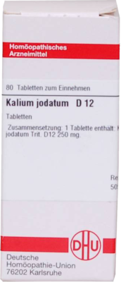 KALIUM JODATUM D 12 Tabletten