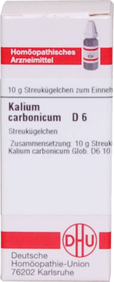 KALIUM CARBONICUM D 6 Globuli