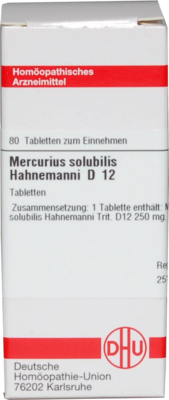 MERCURIUS SOLUBILIS Hahnemanni D 12 Tabletten