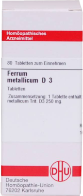 FERRUM METALLICUM D 3 Tabletten
