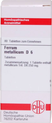 FERRUM METALLICUM D 6 Tabletten