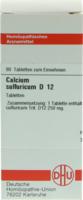 CALCIUM SULFURICUM D 12 Tabletten