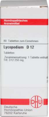 LYCOPODIUM D 12 Tabletten