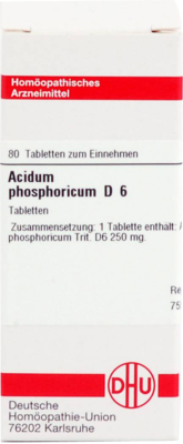 ACIDUM PHOSPHORICUM D 6 Tabletten