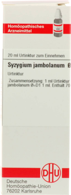 SYZYGIUM JAMBOLANUM Urtinktur D 1