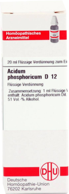 ACIDUM PHOSPHORICUM D 12 Dilution
