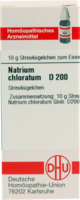 NATRIUM CHLORATUM D 200 Globuli