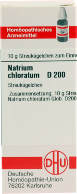 NATRIUM CHLORATUM D 200 Globuli