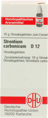 STRONTIUM CARBONICUM D 12 Globuli