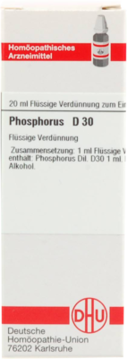 PHOSPHORUS D 30 Dilution