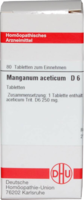MANGANUM ACETICUM D 6 Tabletten