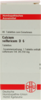 CALCIUM SULFURICUM D 6 Tabletten
