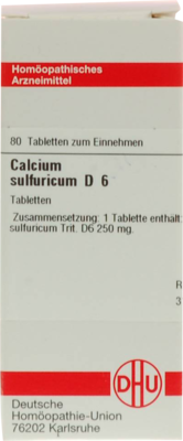 CALCIUM SULFURICUM D 6 Tabletten